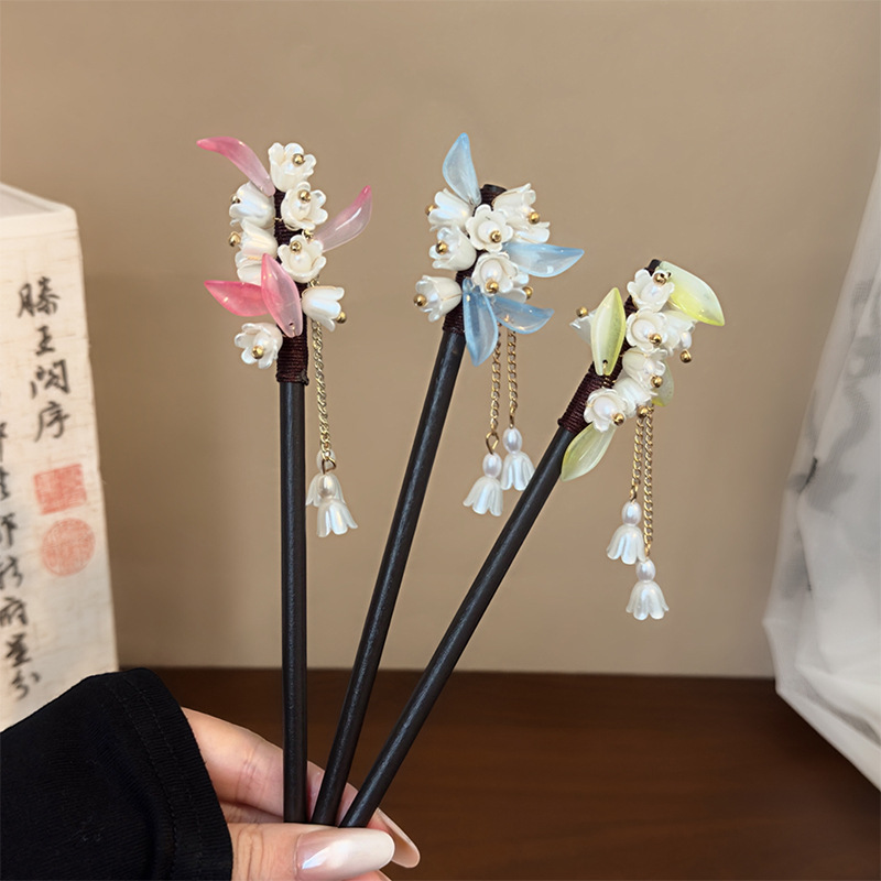 Event Suppliers - 중국 스타일의 전통 머리핀 은방울꽃 태슬
