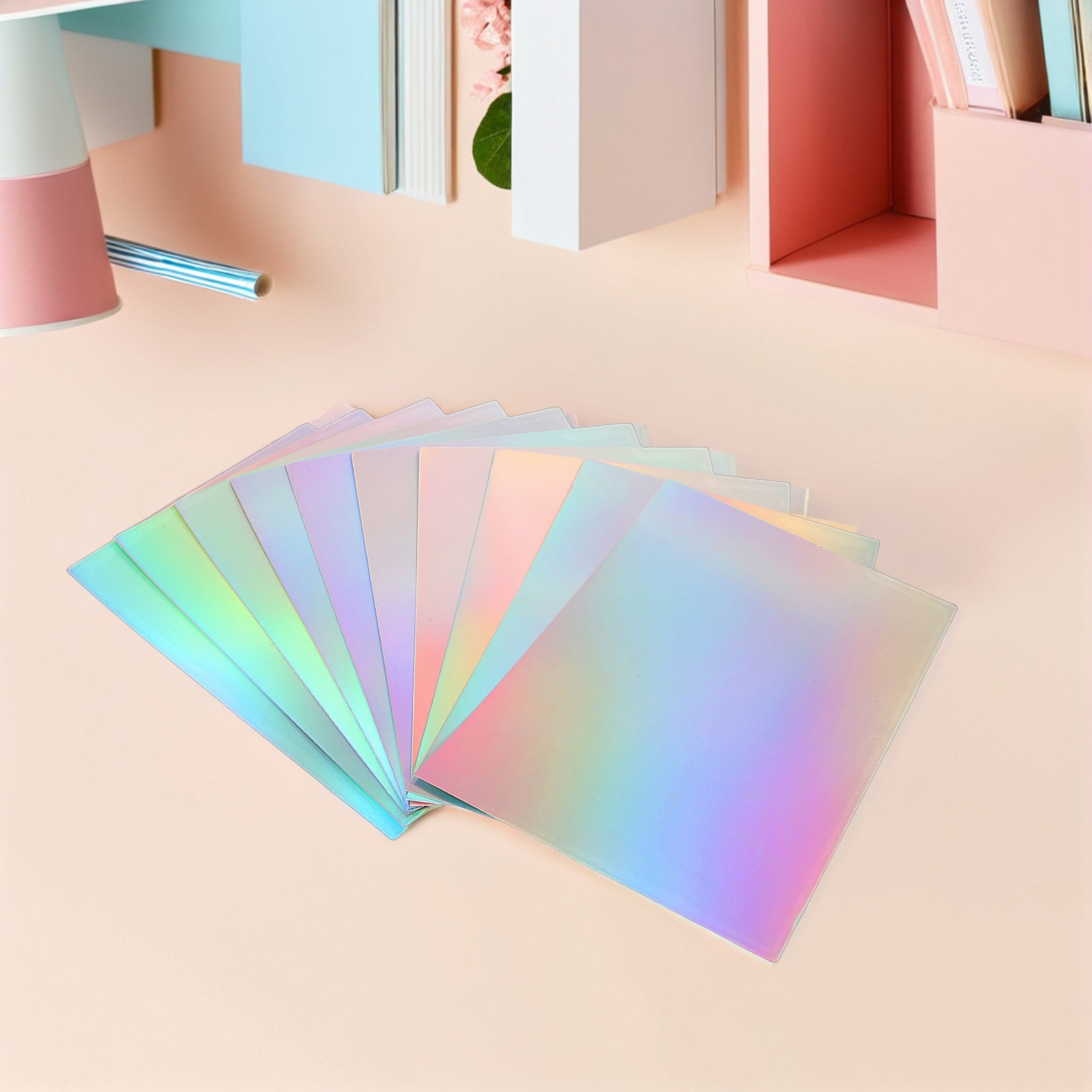 60개 메탈릭 미러 카드스톡 종이 홀로그램 포일 시트  - Papercraft Supply Invitation 리뷰 및 가격