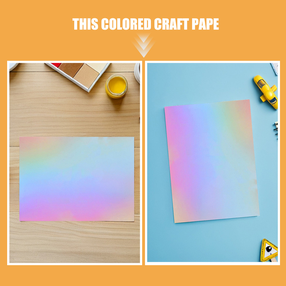 60개 메탈릭 미러 카드스톡 종이 홀로그램 포일 시트  - Papercraft Supply Invitation 리뷰 및 가격
