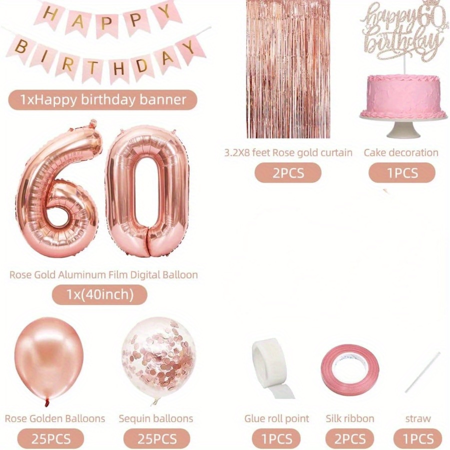 58개/세트 40인치 숫자 포일 풍선 파티 배경 레인  - Party Banner Gold 리뷰 및 가격