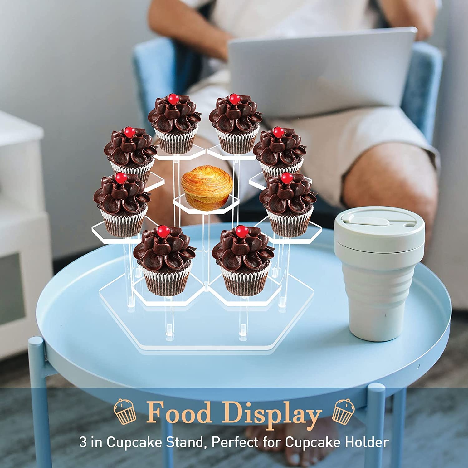 8/9 Tier 아크릴 디스플레이 스탠드, Funko  - Cupcake Stand Tier 리뷰 및 가격