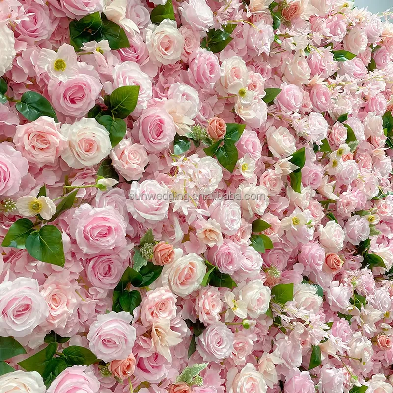 선웨딩 실크 인조 꽃벽 맞춤형 웨딩 배경 3D 장미 패 - Flower Wall Panel 리뷰 및 가격