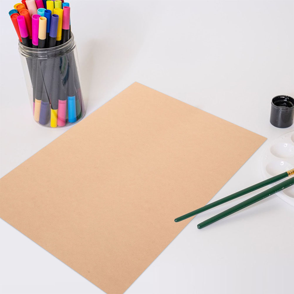 50개 두꺼운 크라프트 카드지 브라운 시트 DIY 공예 - Papercraft Supply Invitation 리뷰 및 가격