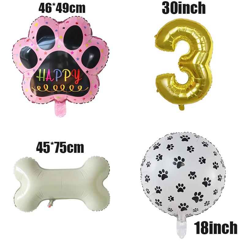 골드 WOOF 풍선, 강아지 생일 파티 용품, 강아지  - Let'S Party Event Supply 리뷰 및 가격