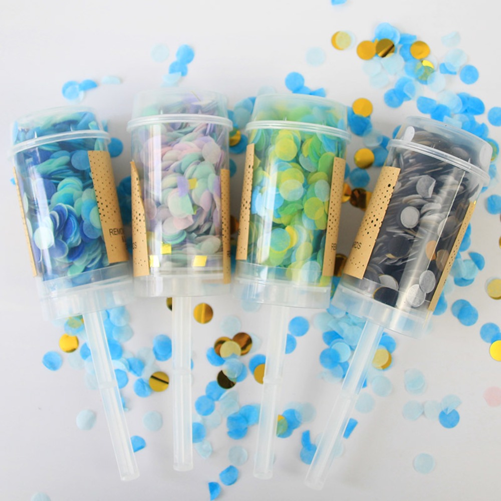 1개 파스텔 생일 폭죽형 푸시업 기념일 웨딩 컨페티 폭 - Confetti Cannon Tube 리뷰 및 가격