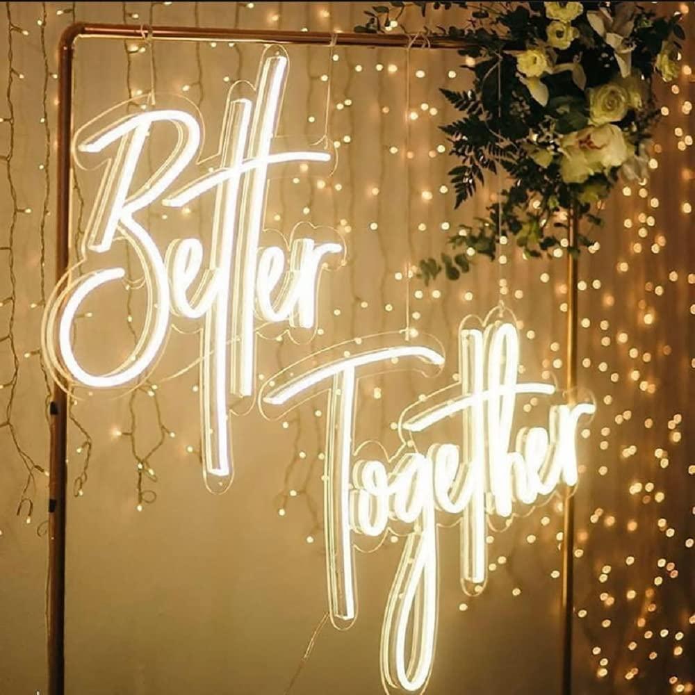 Better Together 네온 사인 USB 디밍이  - Neon Sign Party 리뷰 및 가격