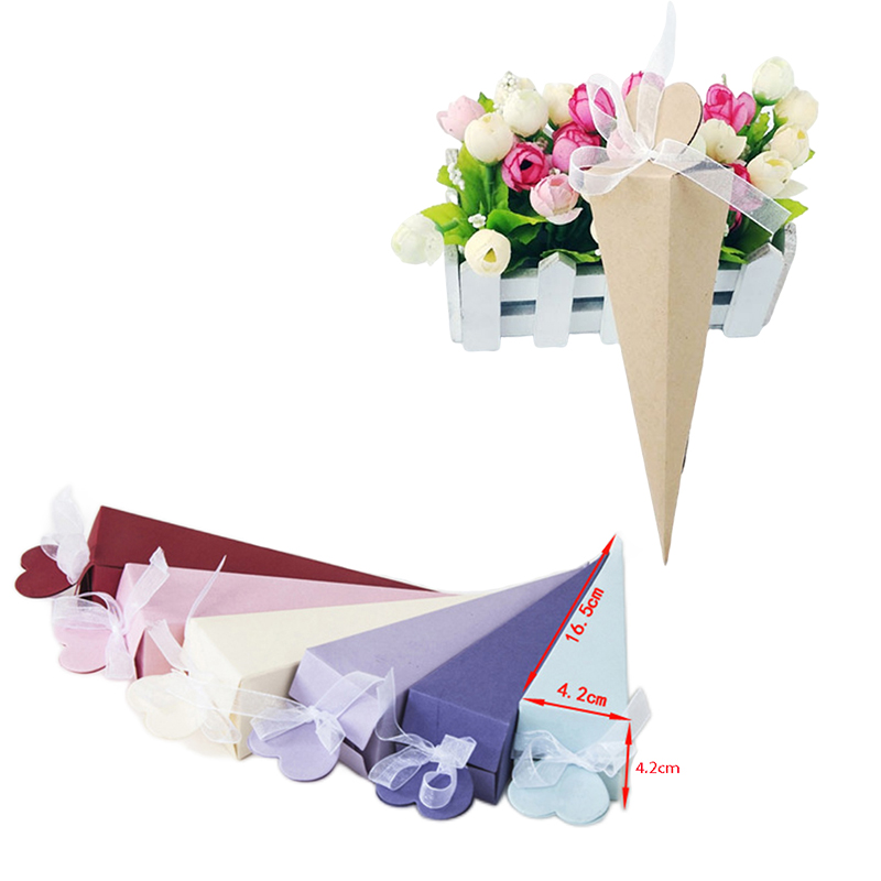 10/20/50Pcs 아이스크림 콘 웨딩 사탕 상자 호 - Cotton Candy Cone 리뷰 및 가격