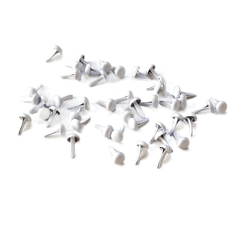 500pcs 4.5mm 화이트 금속 brads scra - Papercraft Supply Invitation 리뷰 및 가격