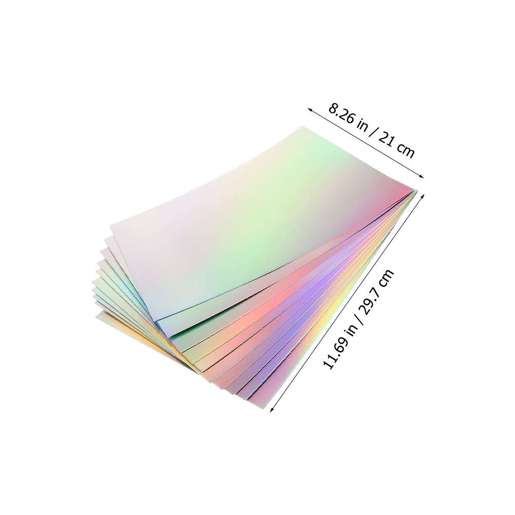 10장 홀로그램 카드지 DIY 공예 용품 크리스마스 발 - Papercraft Supply Invitation 리뷰 및 가격
