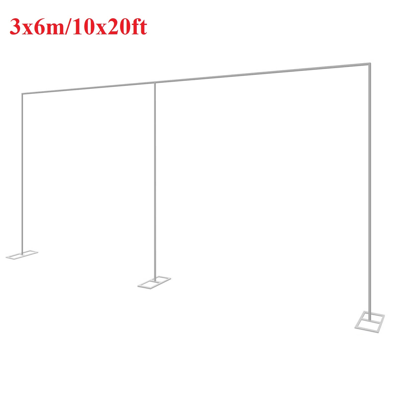 3x6m/10x20ft 금속 웨딩 아치 스탠드 헤비 듀 - Photo Booth Frame 리뷰 및 가격