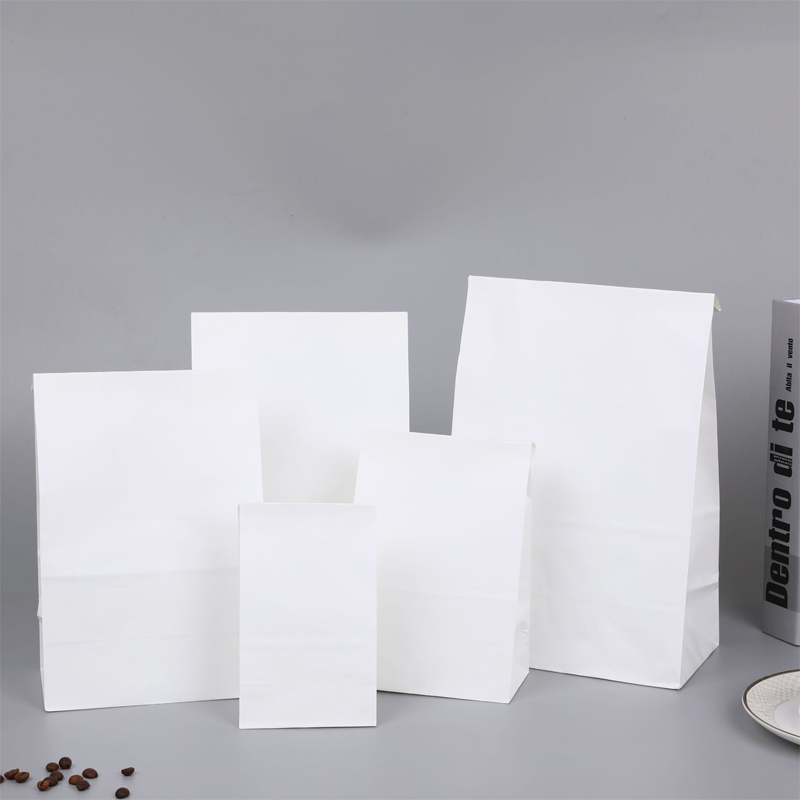 50Pcs/흰색 크래프트 종이 봉투 음식 및 야채 쇼핑 - Event Party Shop 리뷰 및 가격