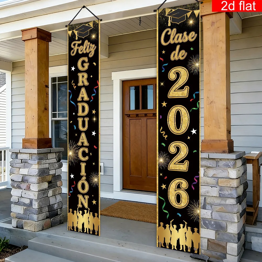 2026년 졸업반을 위한 펠리즈 그라데이시온 졸업 배너 - Party Banner Gold 리뷰 및 가격
