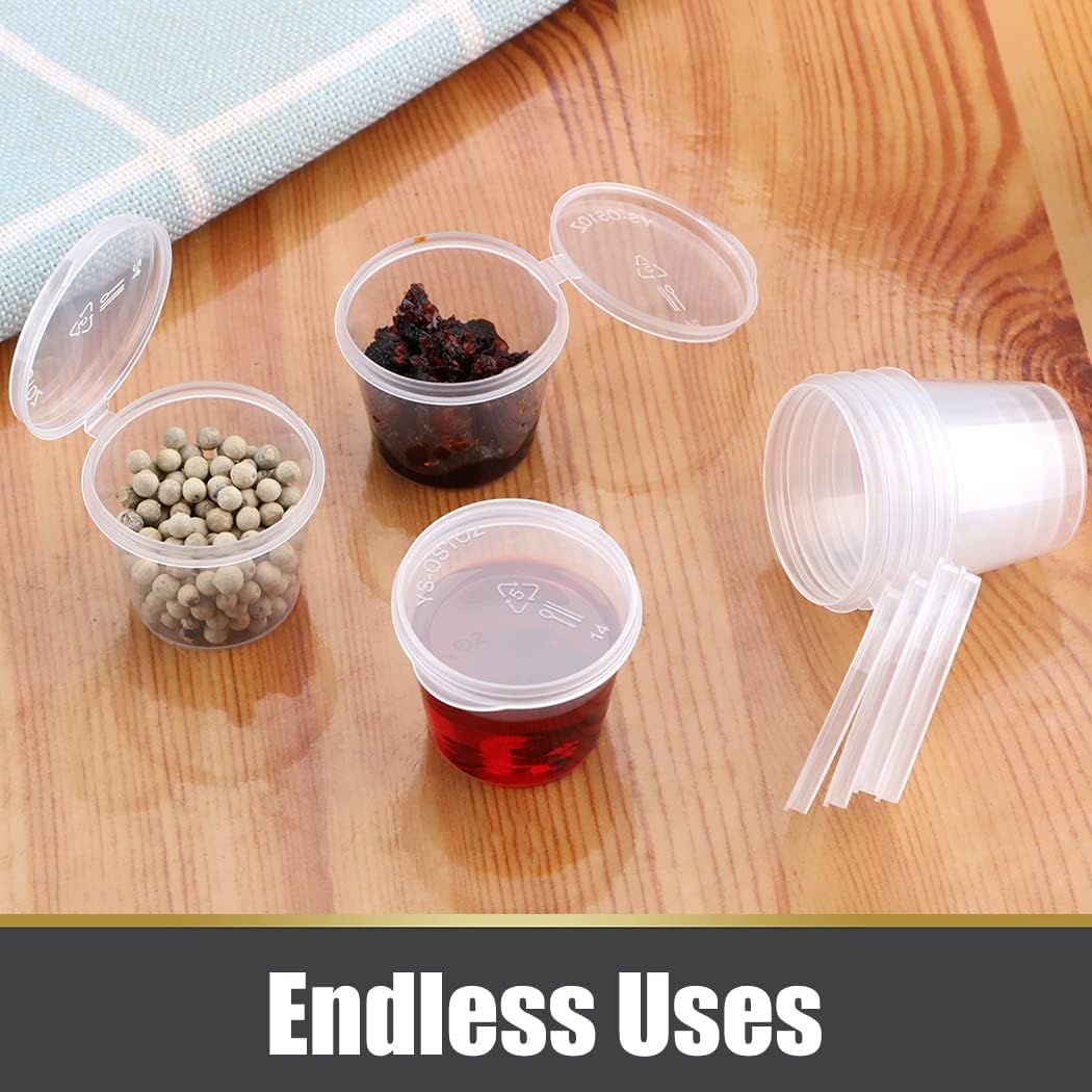 일회용 투명 플라스틱 소스컵 뚜껑 포함 50/100개  - Plastic Cup 50Pcs 리뷰 및 가격